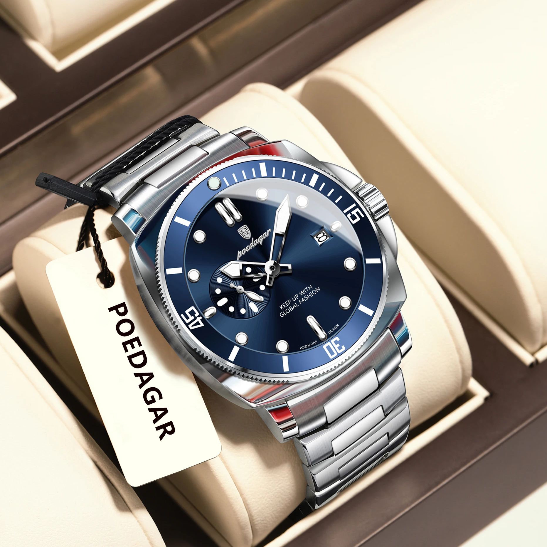 Luxury Watch Zone - POEDAGAR Topmode luxe horloge voor heren
