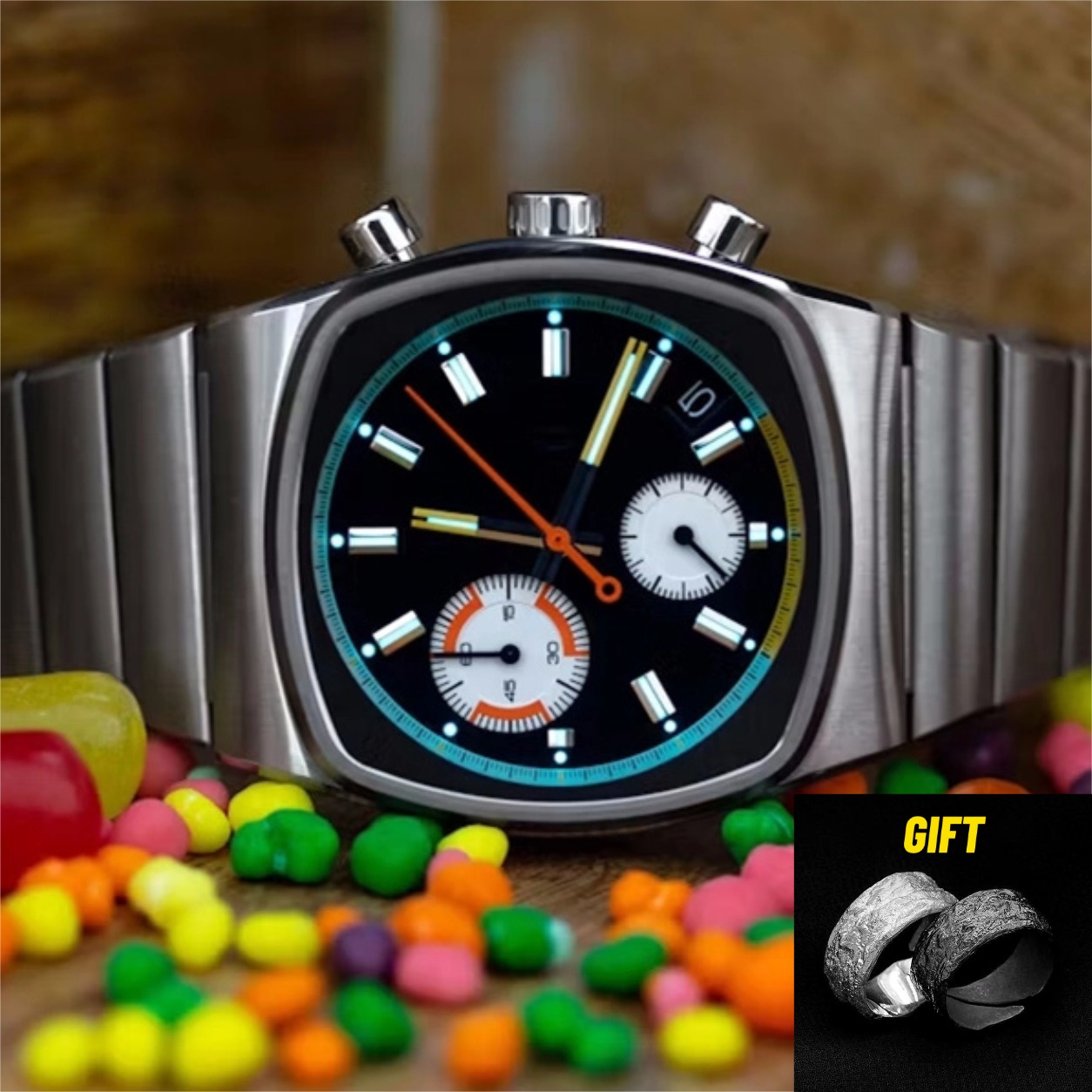Luxury Watch Price - CILOA vierkante herenhorloges voor heren Retro