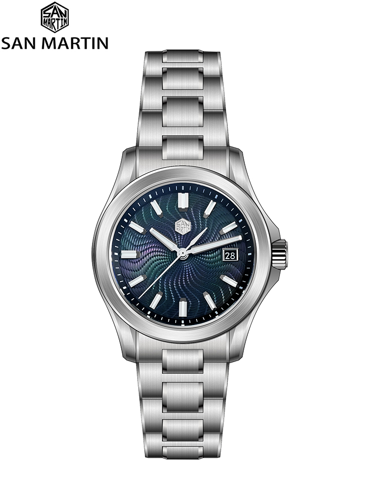 Guilloché Dial Watch - San Martin 39 mm origineel ontwerp