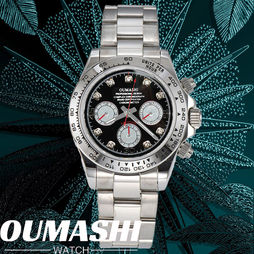 Luxury Watch Zone - Luxe VK63 HORLOGE 39.3mm quartz Chronograaf