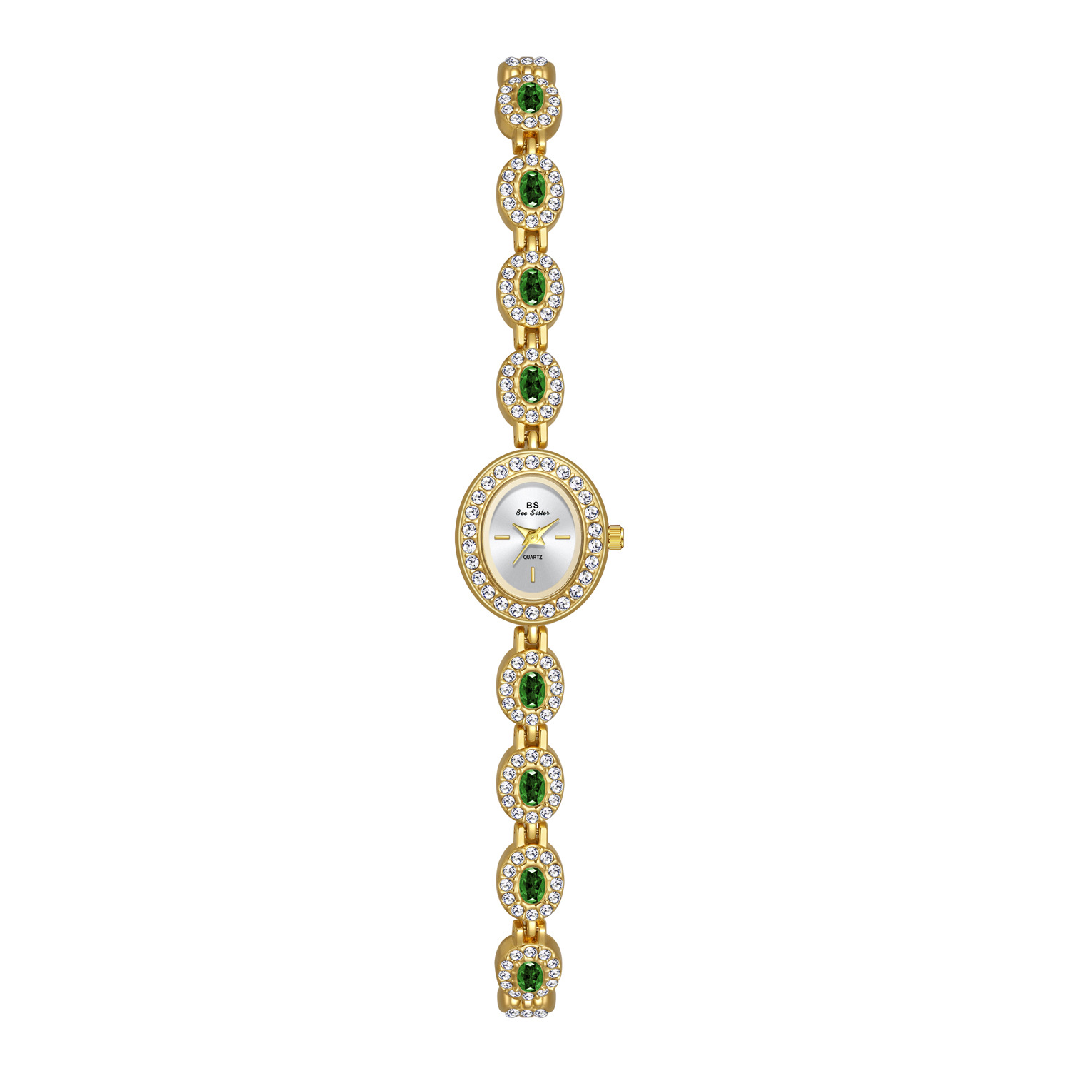 Luxury Watch Green - Luxe elegante dameshorloges mode ovaal quartz