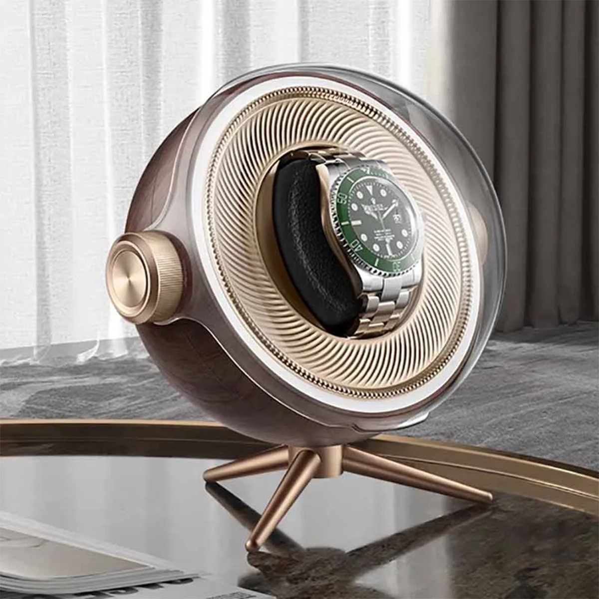 Zero Luxury Watch - Luxe automatische watchwinder met nulmagnetisme Huishoudelijke