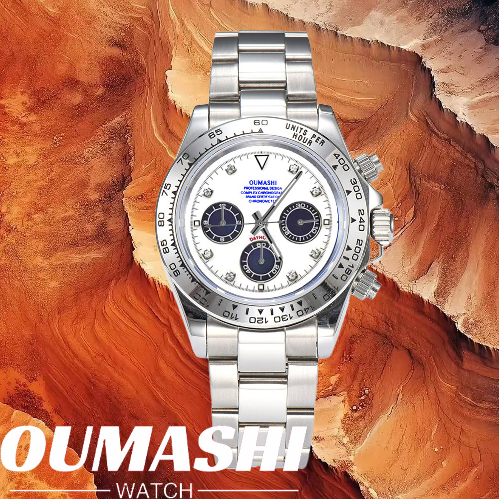 Luxury Watch Zone - Luxe VK63 horloges met saffierglas, 316L