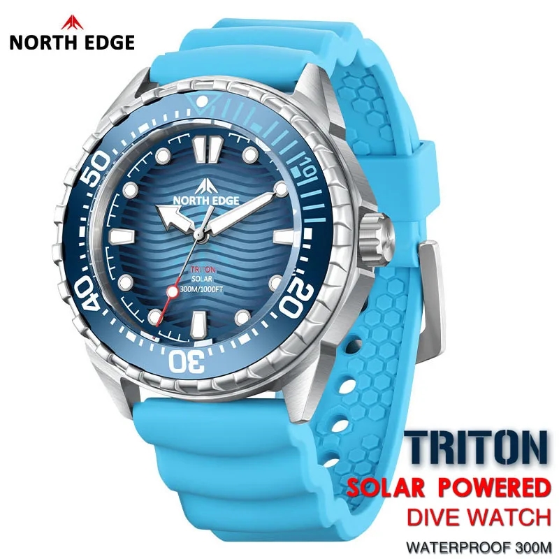 Luxury Watch Price - NORTH EDGE 2025 Nieuwe TRITON Zonne-energie