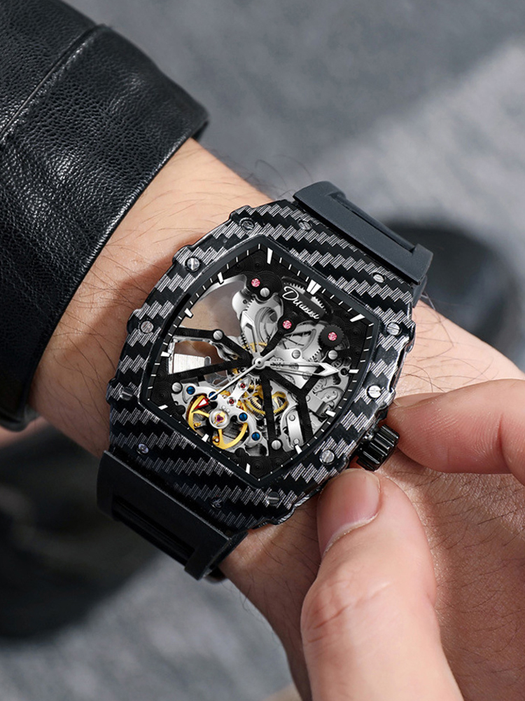 Topmerk Luxe Mode Tourbillon H - Tourbillon Movement Watch recensie en prijs