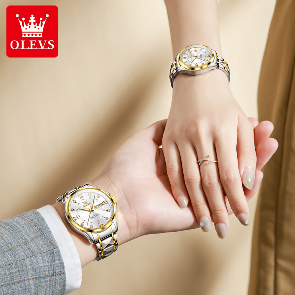 OLEVS 2906 paar horloge origin - Luxury Watch Wallpaper recensie en prijs