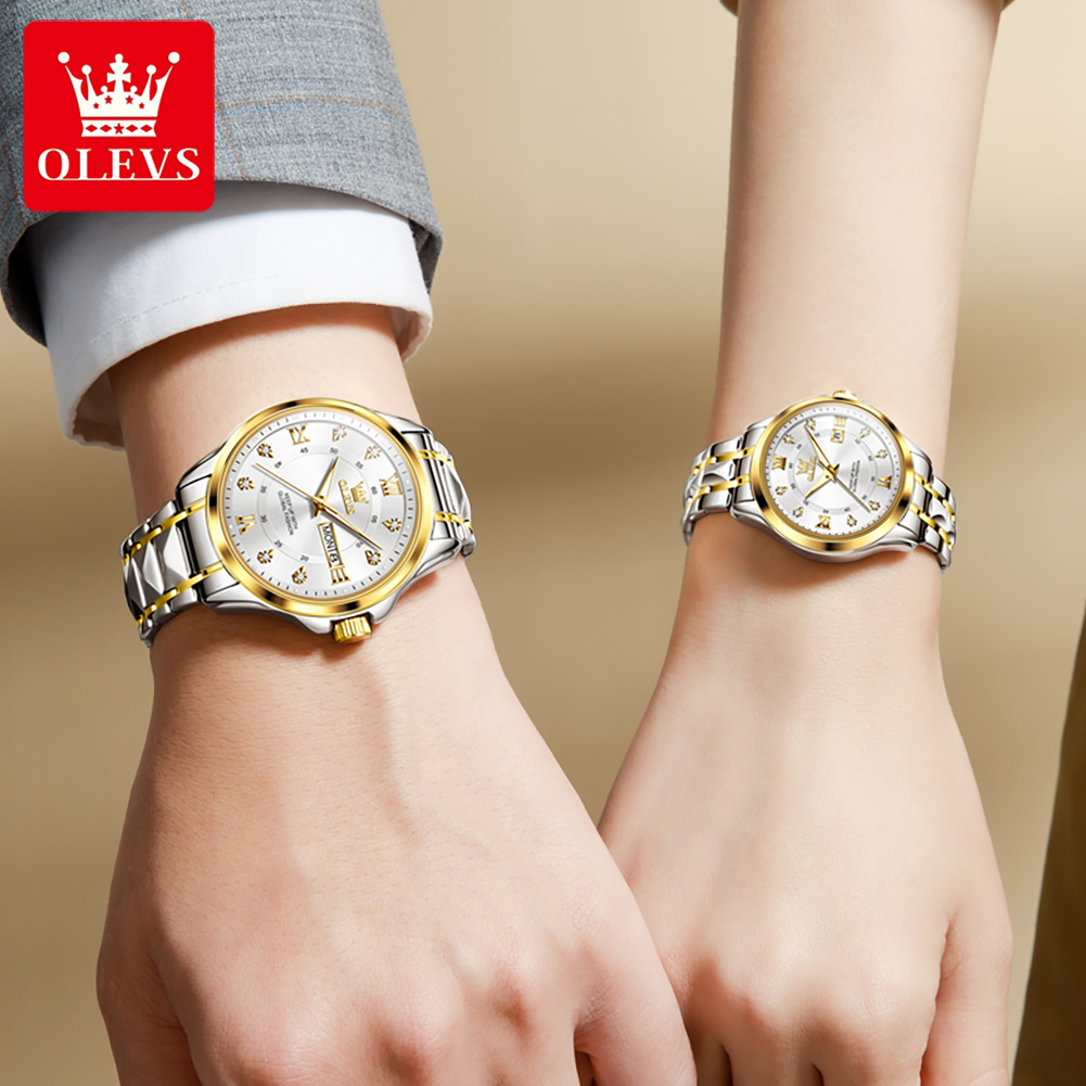 OLEVS 2906 paar horloge origin - Luxury Watch Wallpaper recensie en prijs