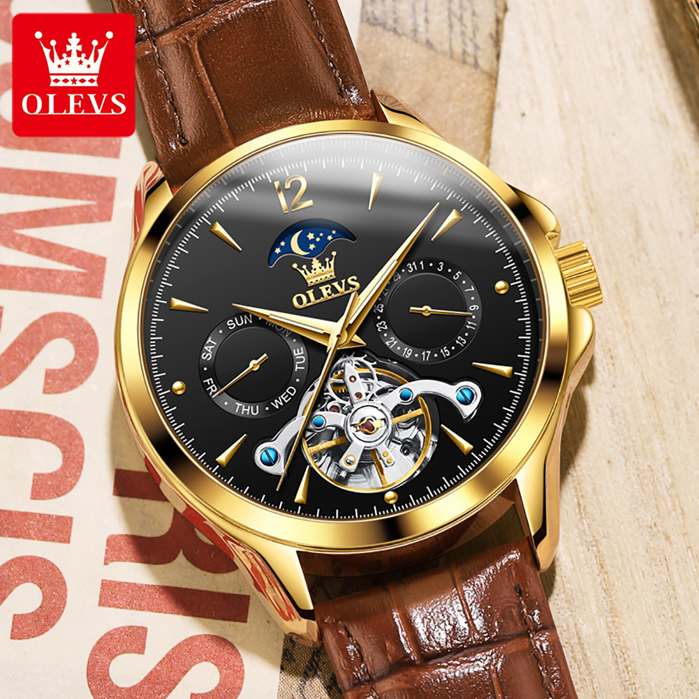 OLEVS 6663 herenhorloge origin - Tourbillon Movement Watch recensie en prijs