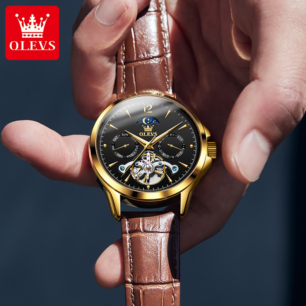 OLEVS 6663 herenhorloge origin - Tourbillon Movement Watch recensie en prijs