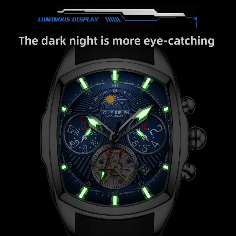 Luxe herenhorloge met quartz u - Tourbillon Movement Watch recensie en prijs