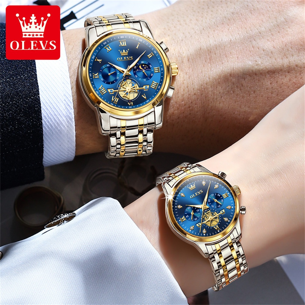 OLEVS quartz paar horloge luxe - Luxury Watch Zone recensie en prijs