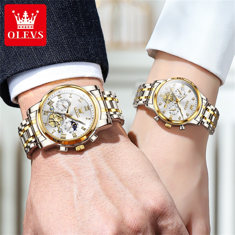 OLEVS quartz paar horloge luxe - Luxury Watch Zone recensie en prijs