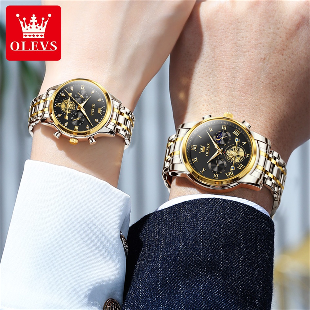 OLEVS quartz paar horloge luxe - Luxury Watch Zone recensie en prijs