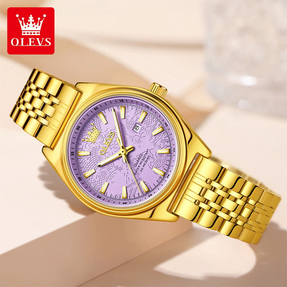 OLEVS Merk Luxe Gouden Horloge - Luxury Watch Green recensie en prijs