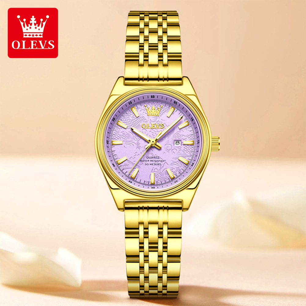 OLEVS Merk Luxe Gouden Horloge - Luxury Watch Green recensie en prijs