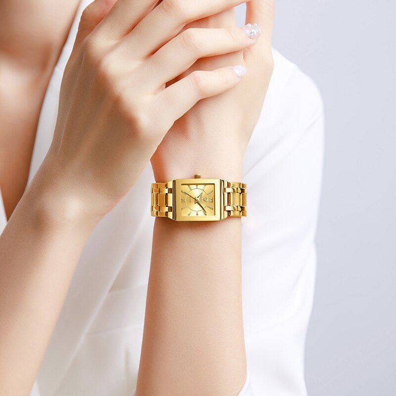 LiEBIG Luxe Gouden Quartz Horl - Luxury Watch Price recensie en prijs