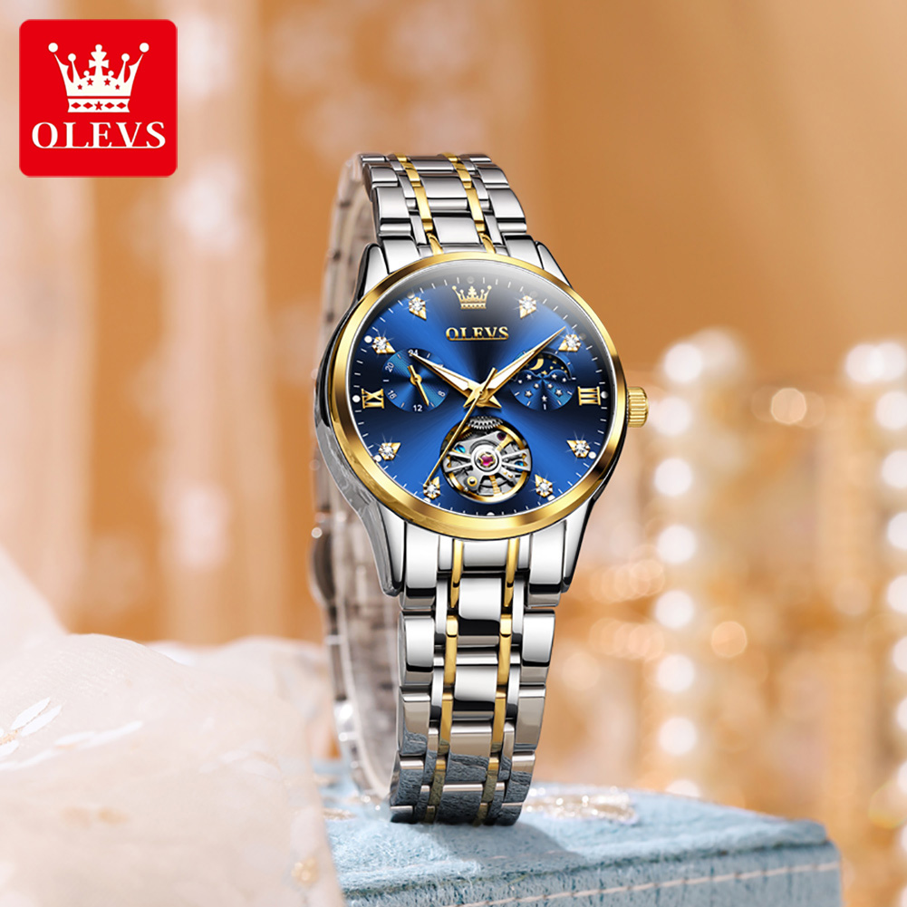 Olevs Vrouwen Horloges Luxe To - Tourbillon Movement Watch recensie en prijs
