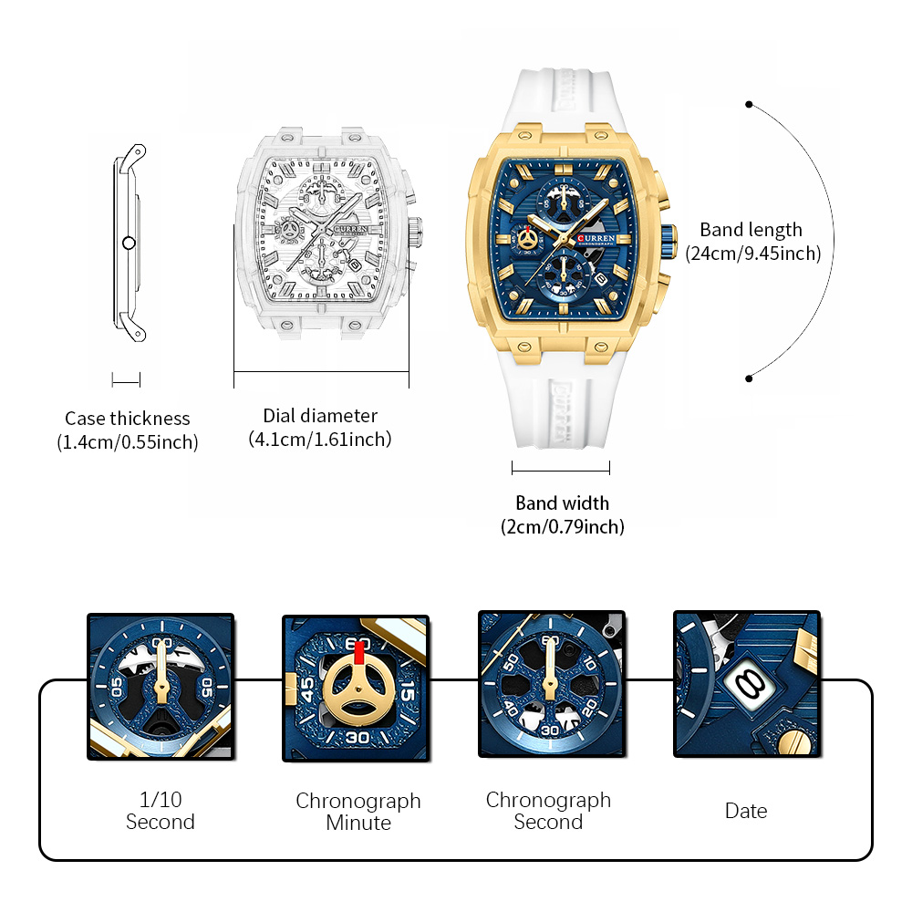 CURREN Luxe vintage horloge vo - Luxury Watch Price recensie en prijs