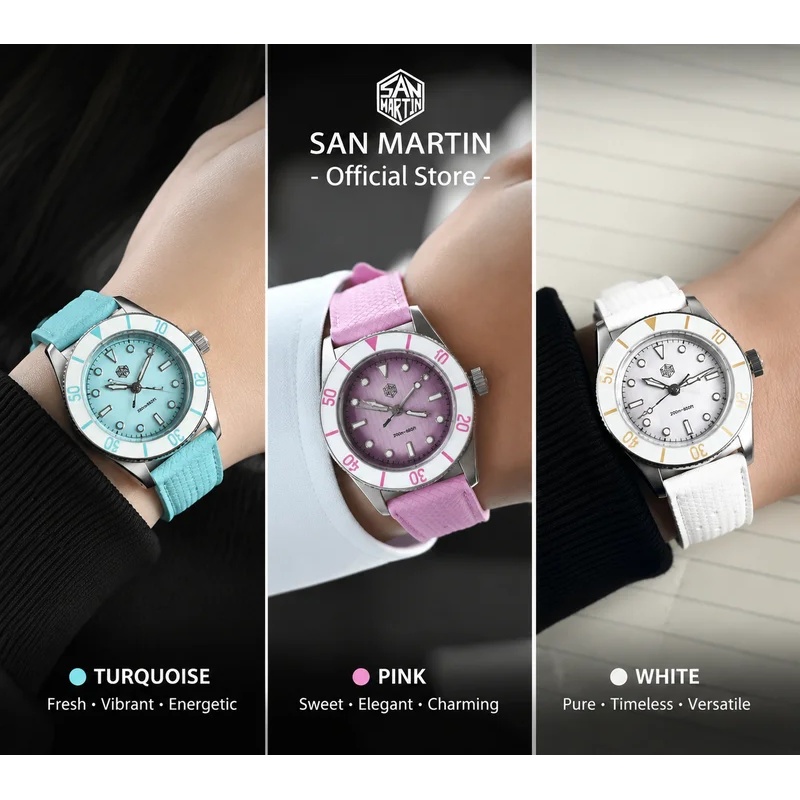 San Martin 32,5 mm dames quart - Guilloché Dial Watch recensie en prijs