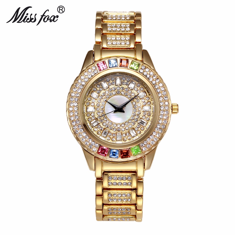 Missfox Dames Gold Party Horlo - Luxury Watch In China recensie en prijs