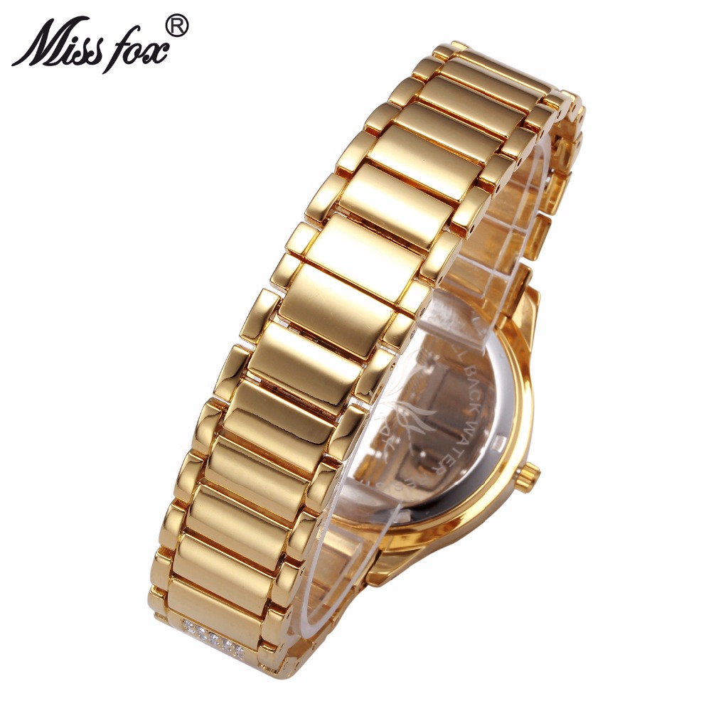 Missfox Dames Gold Party Horlo - Luxury Watch In China recensie en prijs