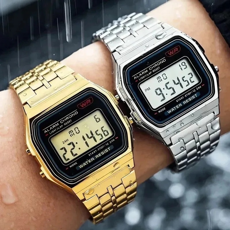 Luxe F91W stalen bandhorloges  - Luxury Watch Wallpaper recensie en prijs