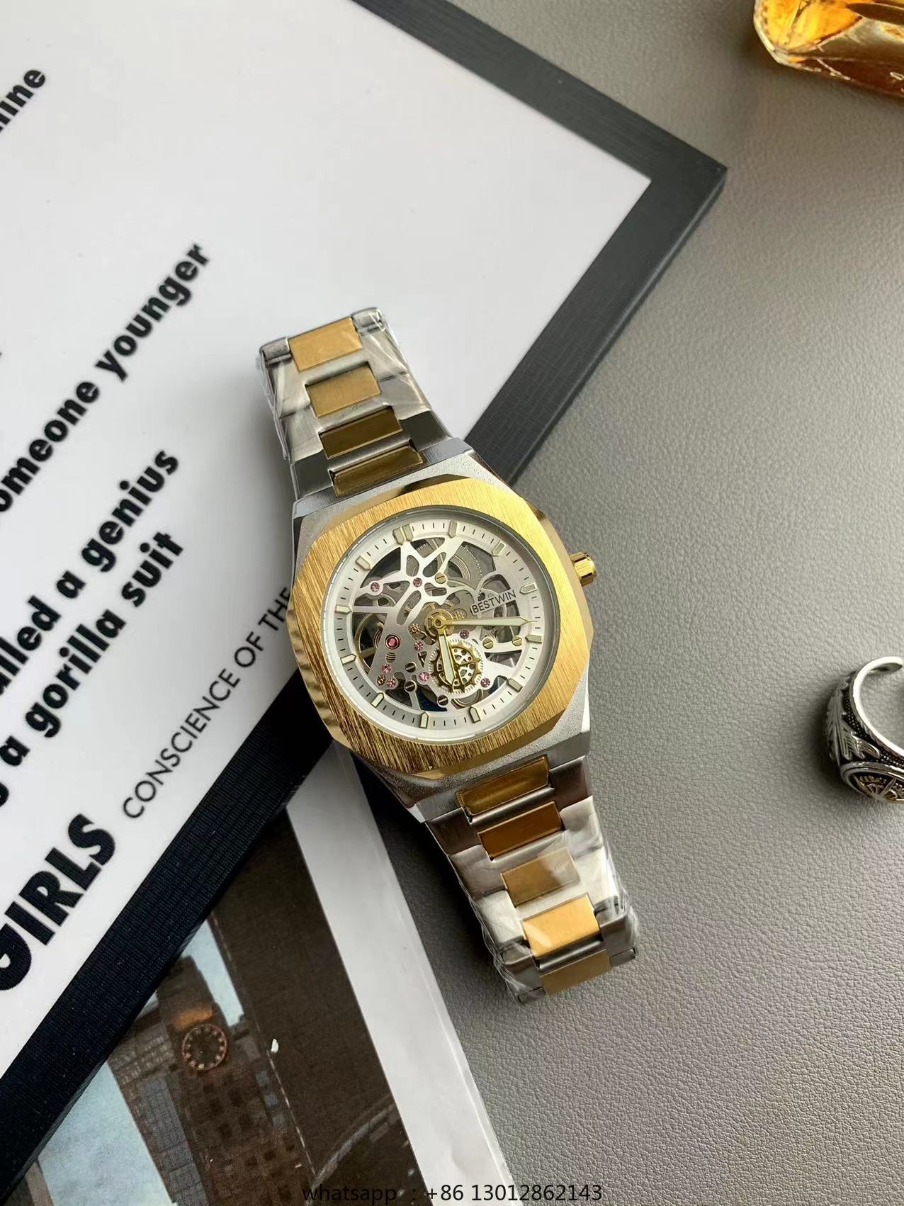 Stalen strip waterdicht gepers - Luxury Watch Green recensie en prijs