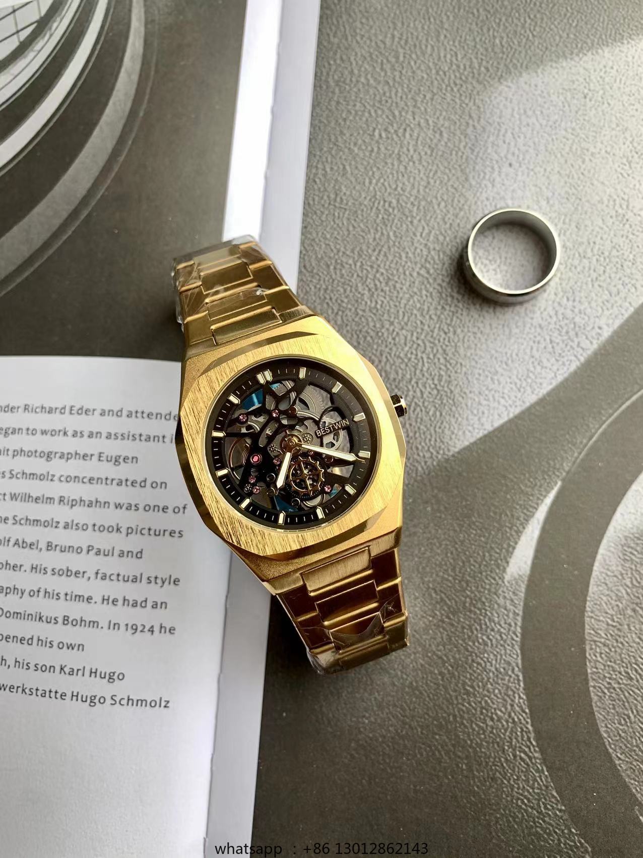 Stalen strip waterdicht gepers - Luxury Watch Green recensie en prijs