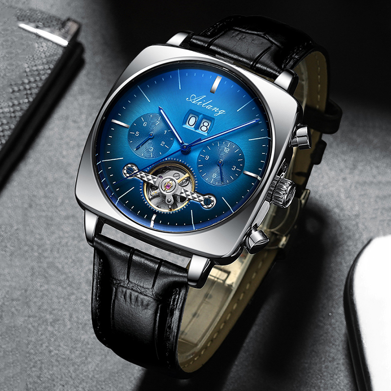 AILANG Beroemd merk Nieuwe vie - Tourbillon Movement Watch recensie en prijs