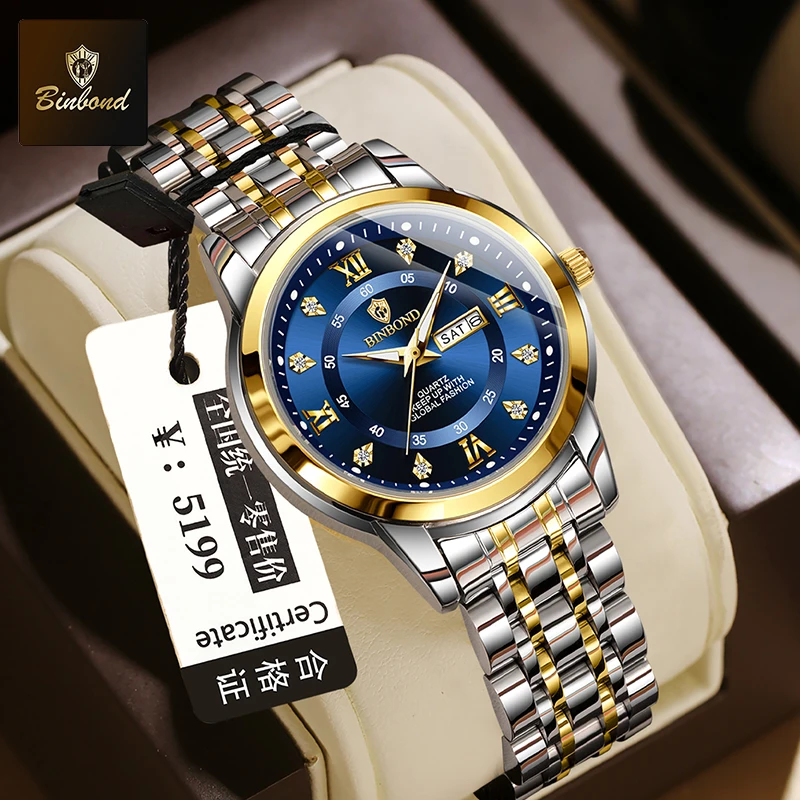 BINBOND B7169 Topmerk Luxe Mod - Luxury Watch Green recensie en prijs