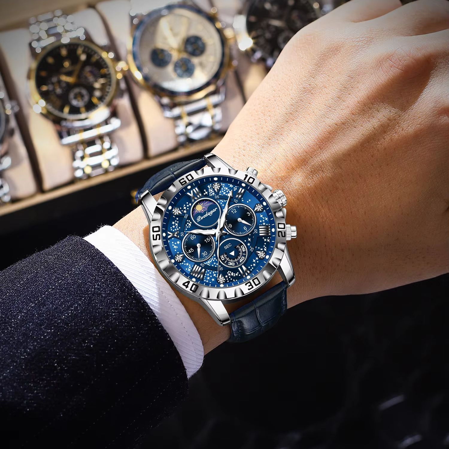 POEDAGAR Luxe mode herenhorlog - Luxury Watch Zone recensie en prijs